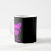 Tough Chick Fibromyalgie Krieger - Bewusstsein Kaffeetasse (Vorderseite Links)