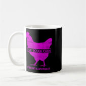 Tough Chick Fibromyalgie Krieger - Bewusstsein Kaffeetasse (Links)