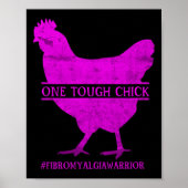 Tough Chick Fibromyalgie Krieger - Bewusstsein Poster (Vorne)