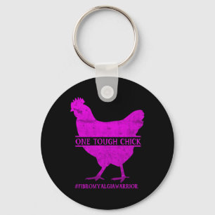 Tough Chick Fibromyalgie Krieger - Bewusstsein Schlüsselanhänger