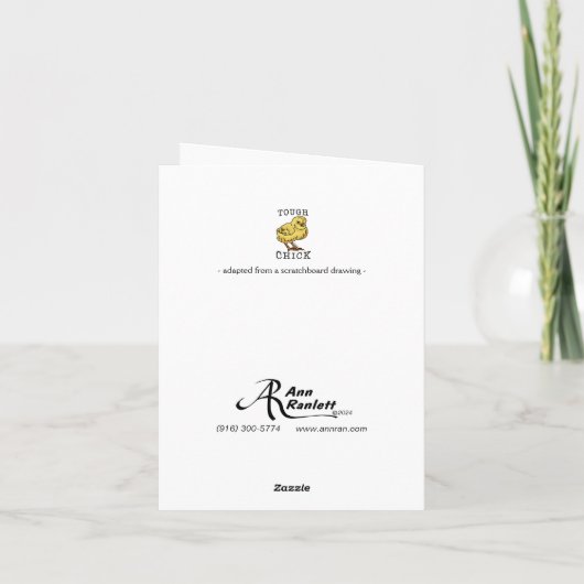 Tough Chick Karte (Rückseite)