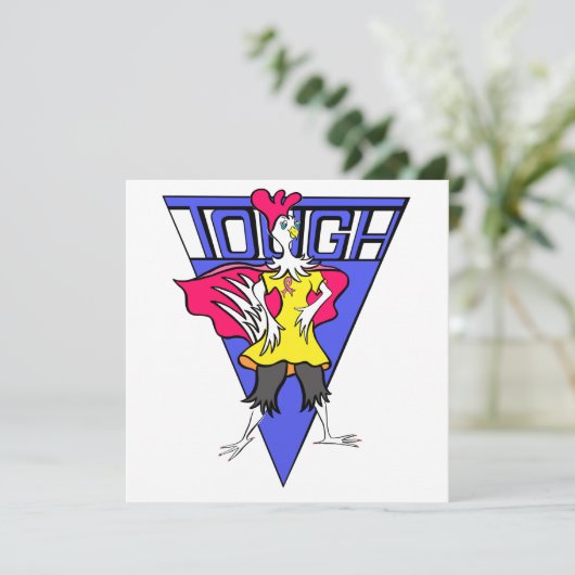 Tough Chick Pink Ribbon (Stehend Vorderseite)