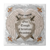 Tough Christlich Oma Fliese (Vorderseite)