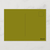 Tough Coconut Samurai Guardian Katana Illustration Postkarte (Rückseite)