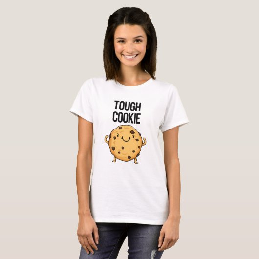 Tough Cookie Funny Cookie Puff T-Shirt (Vorne ganz)