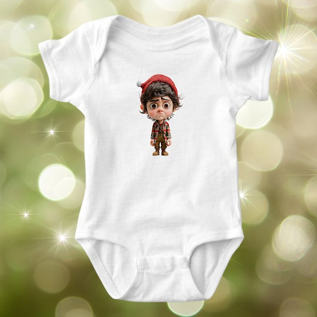 Tough Day Christmas Elf Baby Bodysuit Baby Strampler (Von Creator hochgeladen)