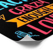 Tough Enough To Be A Daycare Teacher Funny Daycare Poster (Ecke)