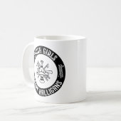 Tough Girls Carry Halligans Feuerwehrmann Cool Kaffeetasse (Vorderseite Links)