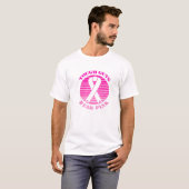 Tough Guys Wear Pink Ribbon Breast Cancer Awarenes T-Shirt (Vorne ganz)