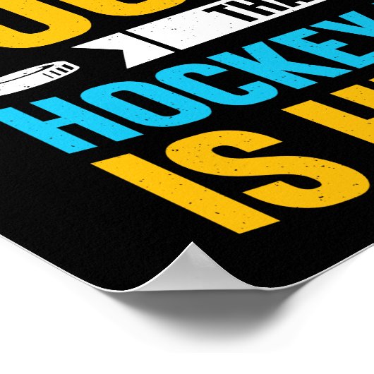 Tough Hockey-Mama Poster (Ecke)