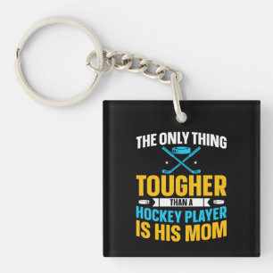 Tough Hockey-Mama Schlüsselanhänger