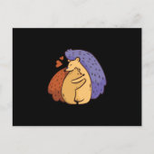 Tough Igel Liebe Postkarte (Vorderseite)