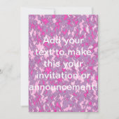 Tough Lady Camouflage Einladung (Vorderseite)