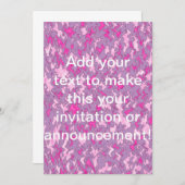 Tough Lady Camouflage Einladung (Vorne/Hinten)