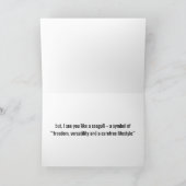 Tough Old Bird - Karte (Innenseite)