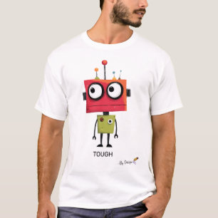 Tough Robot Funny Geek Design für Erwachsene T-Shirt