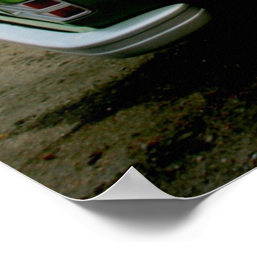 Tough Street Machine - Green Machine Poster (Ecke)