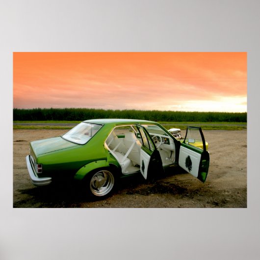 Tough Street Machine - Green Machine Poster (Vorne)