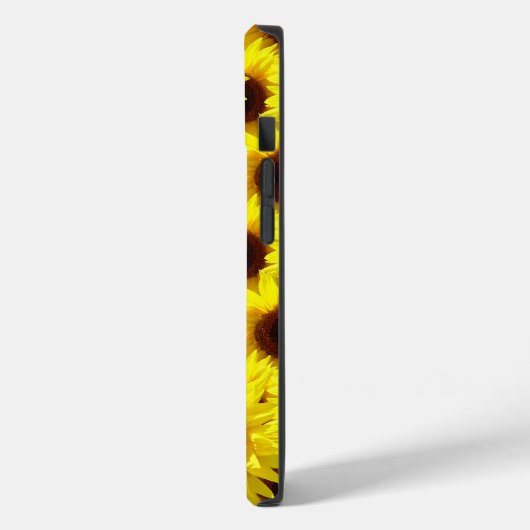 Tough Sunblumen Case-Mate iPhone Hülle (Rückseite / Links)