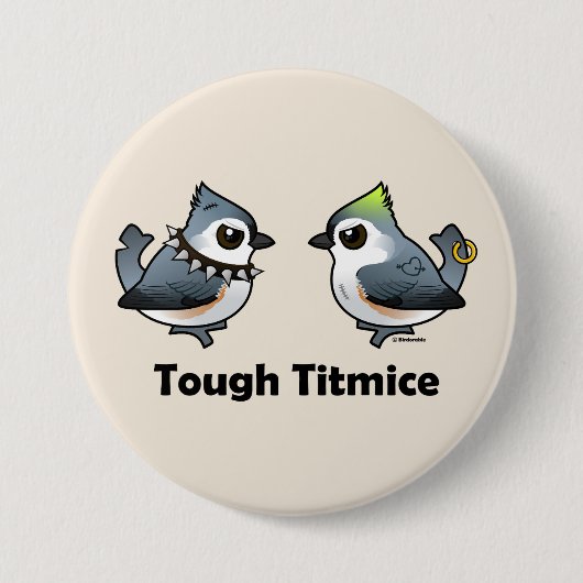 Tough Titmice Button (Vorderseite)