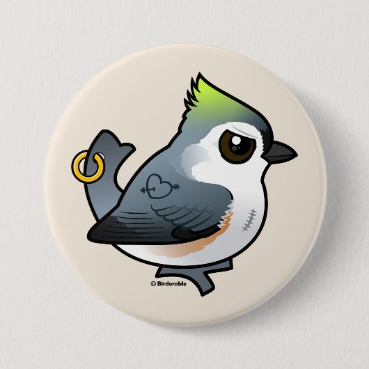 Tough Titmouse Button (Vorderseite)