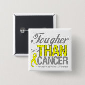 Tougher als Cancer - Sarcoma Button (Vorne & Hinten)