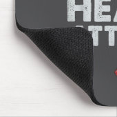 Tougher Than A Heart Attack Heart Disease Awarenes Mousepad (Ecke)