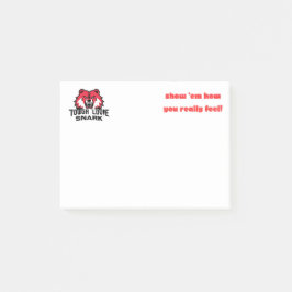 ToughLoveSnark-Show ihnen wie Sie sich wirklich fü Post-it Klebezettel