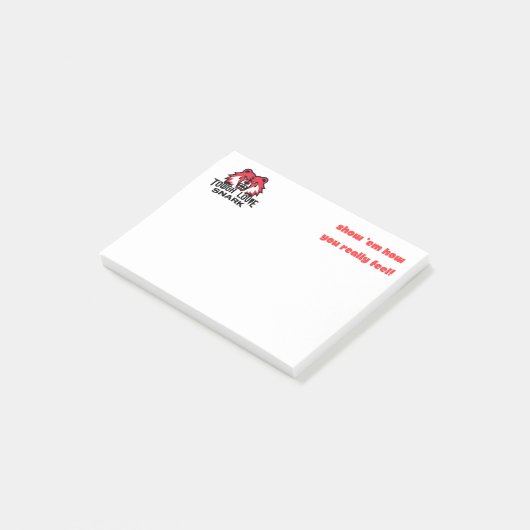 ToughLoveSnark-Show ihnen wie Sie sich wirklich fü Post-it Klebezettel (angewinkelt)