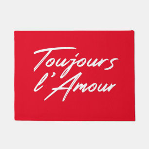 Toujours l'Amour - Ewige Liebe für die Hochzeit Fußmatte