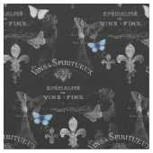 Toujours Paris Schmetterlings-Collagen-Gewebe Stoff (Nahaufnahme)