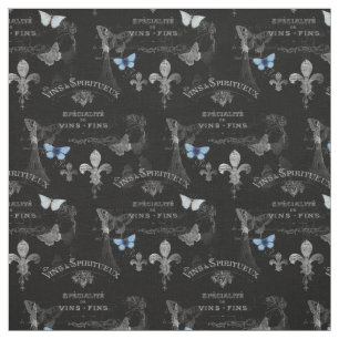 Toujours Paris Schmetterlings-Collagen-Gewebe Stoff