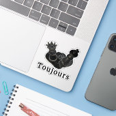 Toujours Sticker (Laptop mit iPhone)