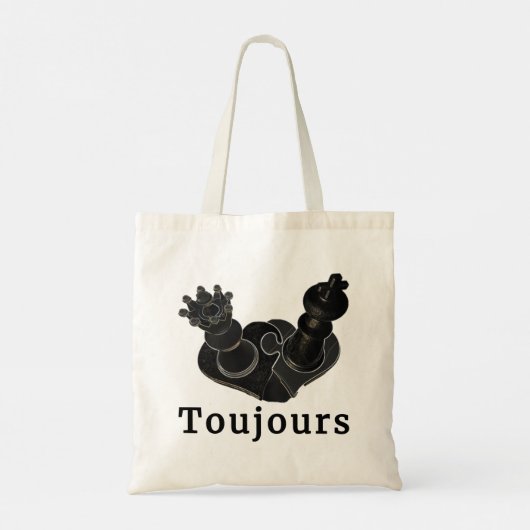 Toujours Tote Bag Tragetasche (Rückseite)