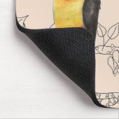 Toukane auf einem Mauspad (Ecke)