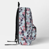 Toukane mit exotischen Blume Bedruckter Rucksack (Links)