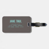 Toul St. Etienne Cathedral Frankreich Geschenk Gepäckanhänger (Rückseite horizontal)