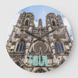 Toul St. Etienne Cathedral Frankreich Geschenk Große Wanduhr