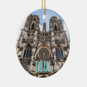 Toul St. Etienne Cathedral Frankreich Geschenk Keramik Ornament (Rechts)