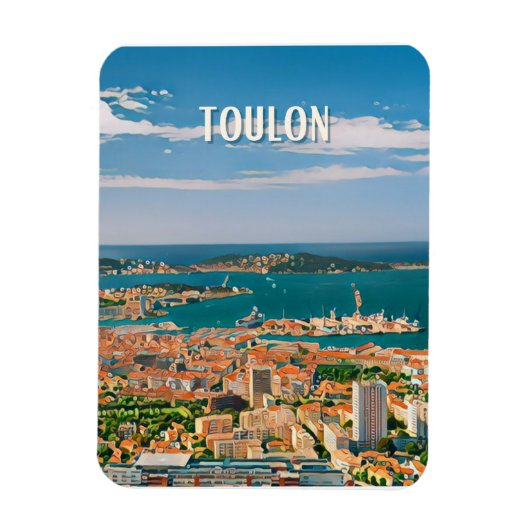 Toulon Foto Magnet (Vertikal)