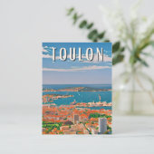 Toulon Foto Postkarte (Stehend Vorderseite)