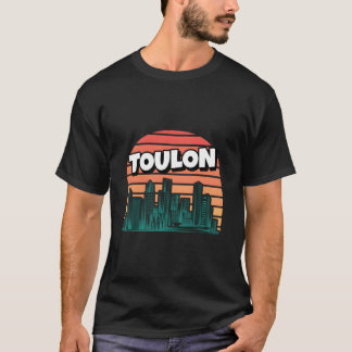 Toulon Frankreich Französischer Reisender T-Shirt