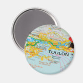Toulon, Frankreich Magnet (Vorderseite/Rückseite)