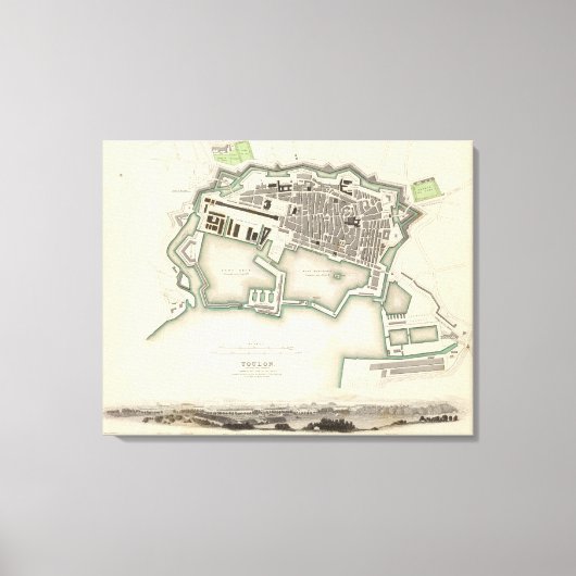 Toulon Leinwanddruck (Vorderseite)