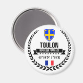 Toulon Magnet (Vorderseite/Rückseite)
