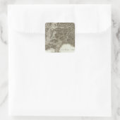 Toulon Quadratischer Aufkleber (Tasche)