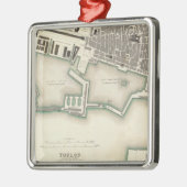 Toulon Silbernes Ornament (Links)