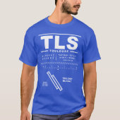 Toulouse Blagnac Airport TLS T - Shirt (Vorderseite)