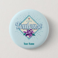 Toulouse City France Retro Violets Vintag Souvenir