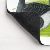 Toulouse Dewlap Geese Mousepad (Ecke)